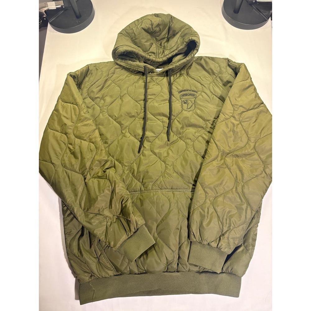 Woobie Gear Airborne Quilted Hoodie Mens XXL Olive Drab Military Poncho Liner